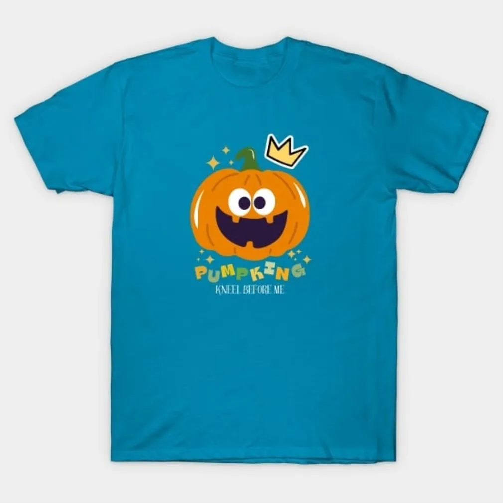 -Cute pumpking kneel before me Halloween shirt