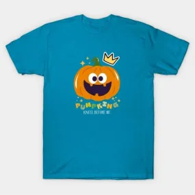 -Cute pumpking kneel before me Halloween shirt