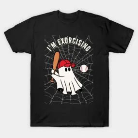 -I’m exorcising baseball Halloween shirt