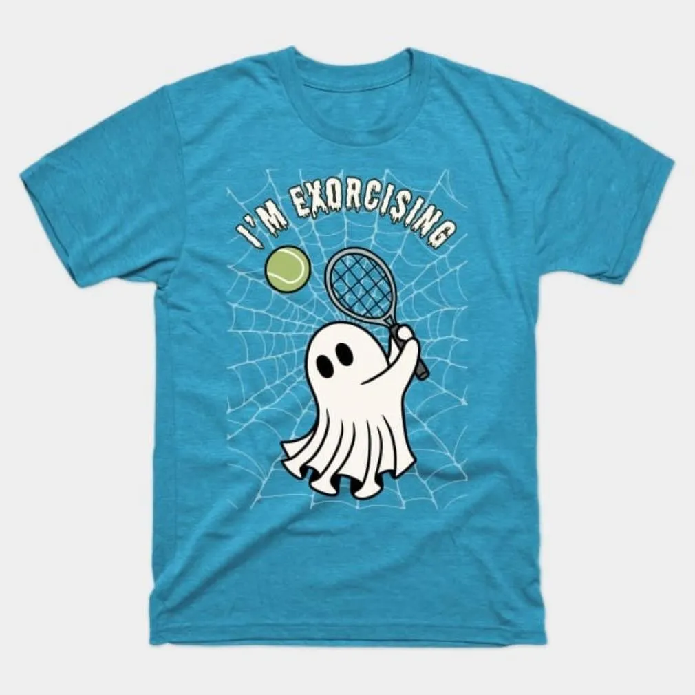 -I’m exorcising tennis Halloween shirt