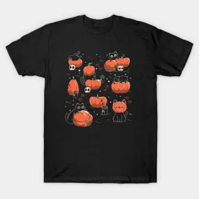 -Pumpkin Halloween cats by tobe fonseca shirt