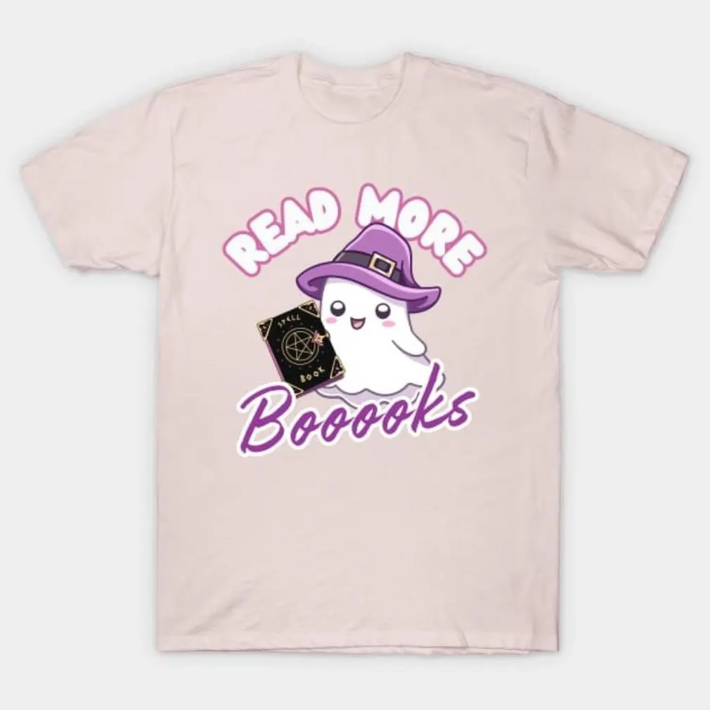 -Read more booooks Halloween shirt