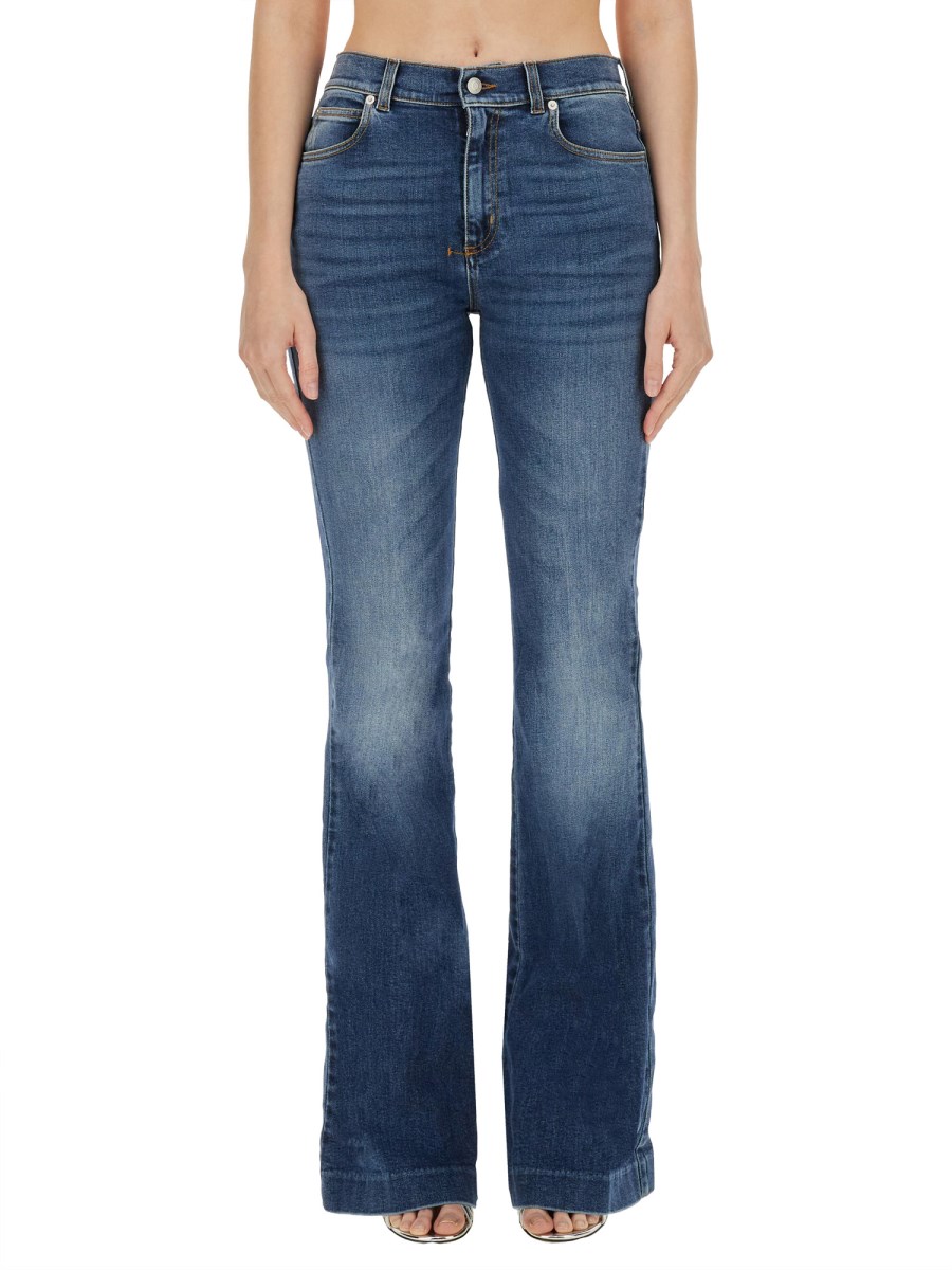 ALEXANDER McQUEEN    BOOTCUT DENIM PANTS