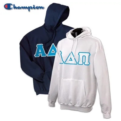 Alpha Delta Pi Champion Powerblend Hoodie, 2-Pack Bundle Deal - Champion S700 - TWILL