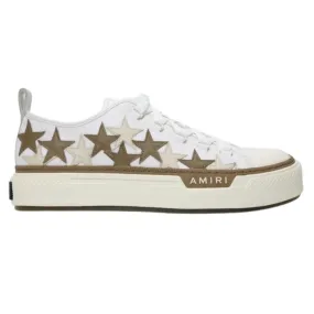 Amiri Stars Court Low White Sneakers