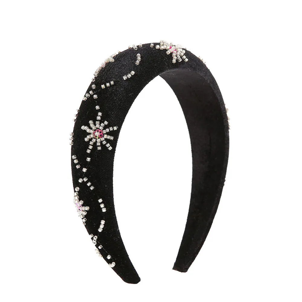 Avery Christmas Designer Headband in Black