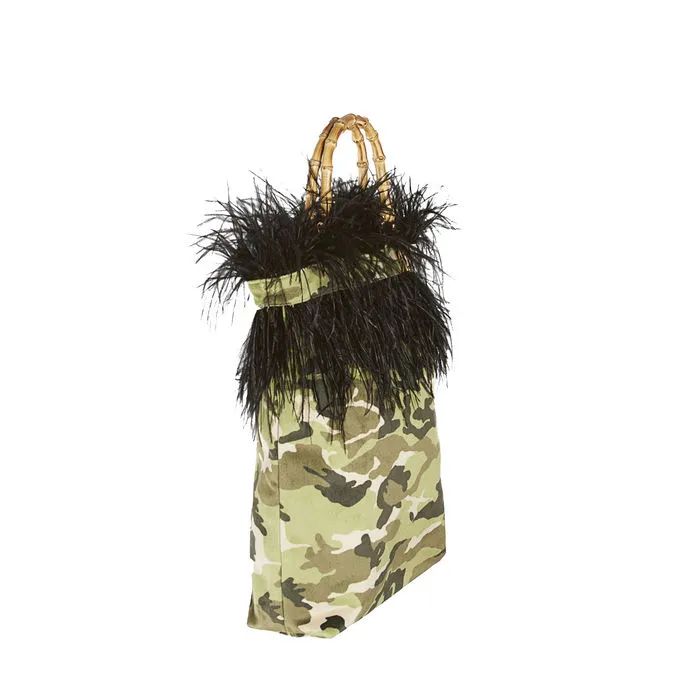 BAG PIETRA SANTA TOTE CAMOUFLAGE Woman Green 