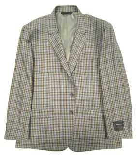 Baroni Grey Check Wool Sport coat 