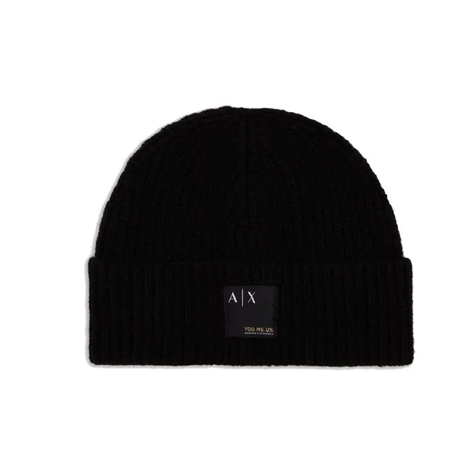 BEANIE WITH LOGO Man Black 