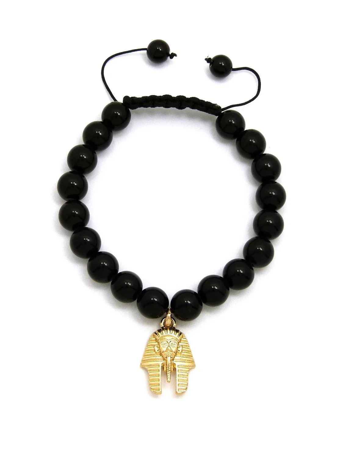 Black Bead Bracelet (King Tut)