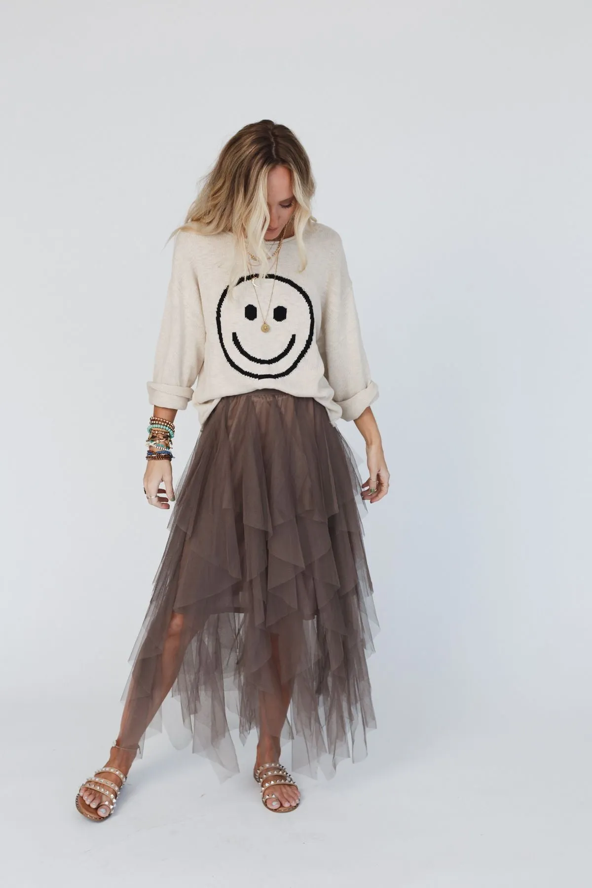 Boho Ballerina Skirt - Mocha