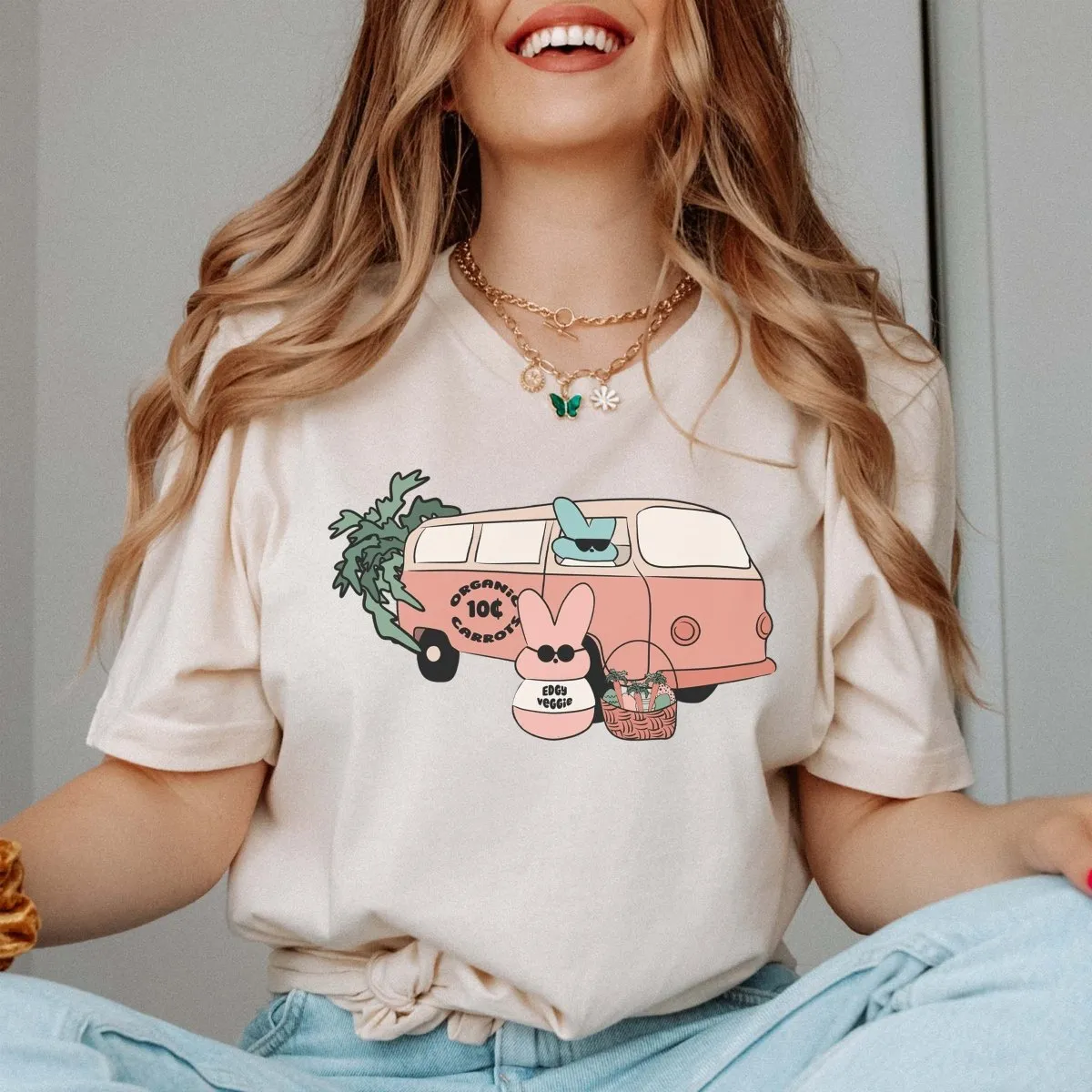 Boho Bunnies in Van Bella Tee