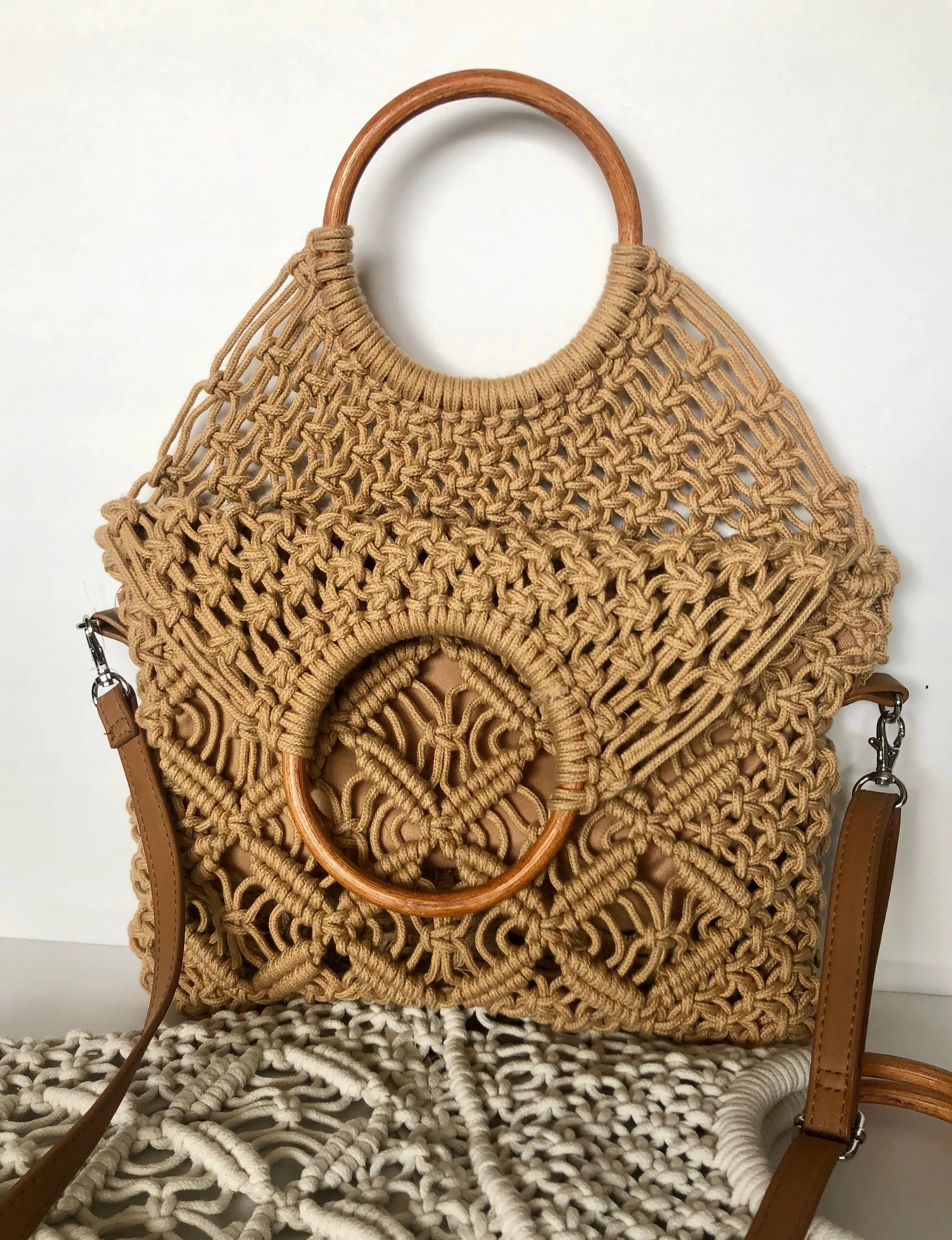 Boho Macrame Bag