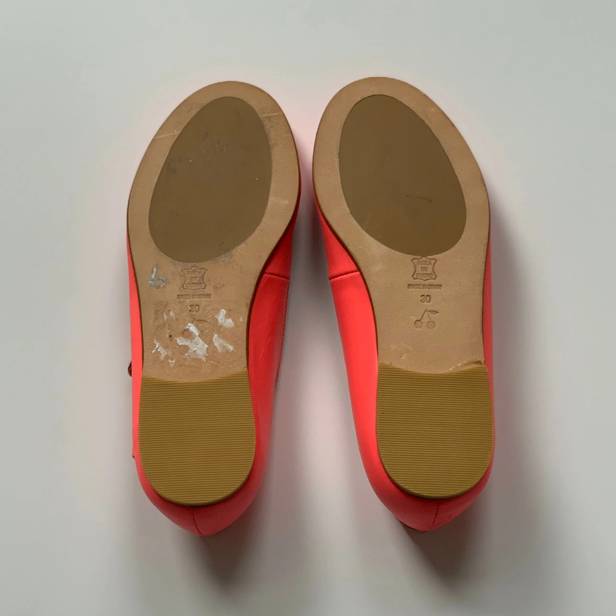 Bonpoint Neon Pink Mary-Jane Shoes: Size 30