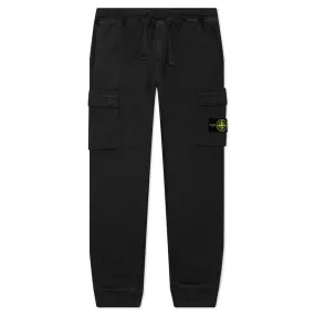 Brushed Cargo Fleece Pants - Charcoal