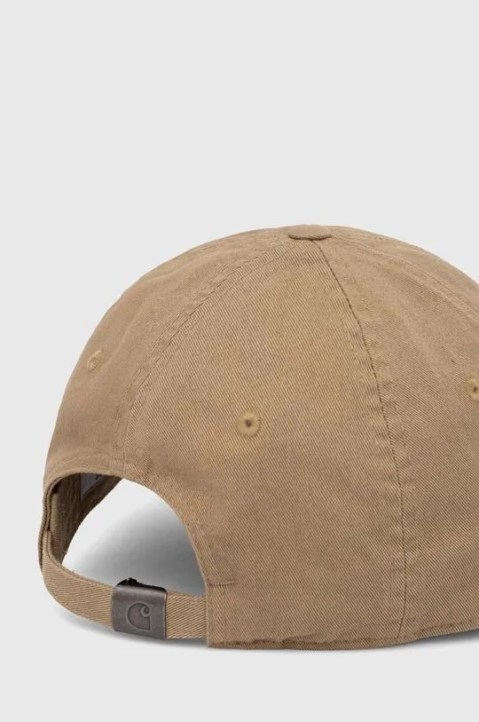 Carhartt WIP cotton baseball cap beige color