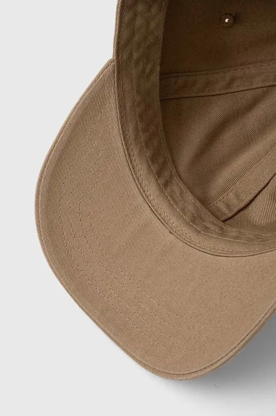 Carhartt WIP cotton baseball cap beige color