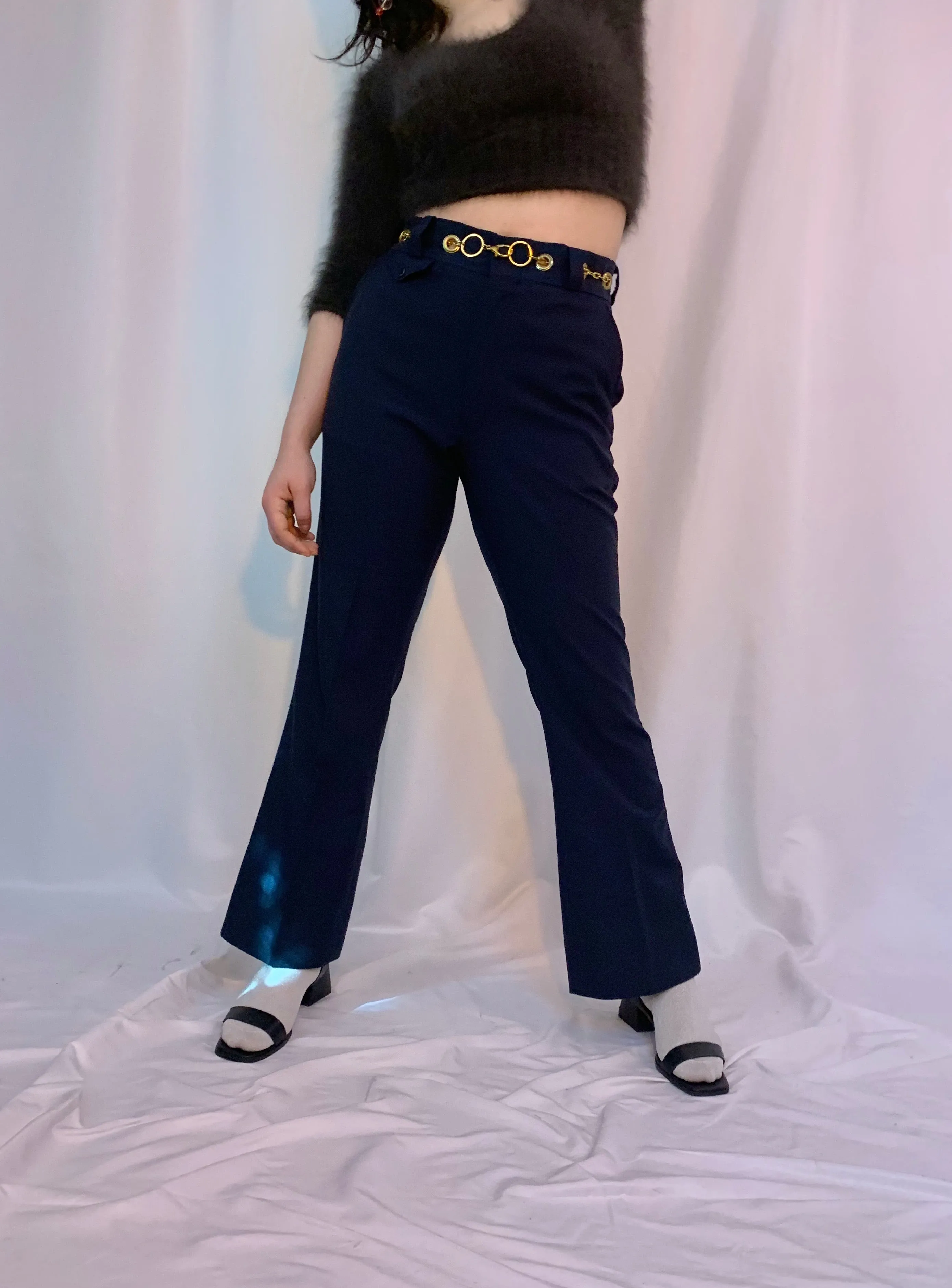 Chain belt 70's pants