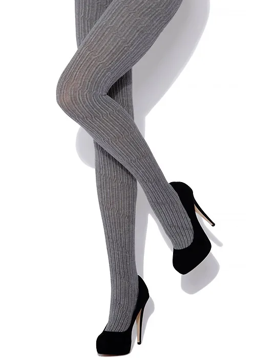 Charnos Cotton Spiral Cable Tights ()