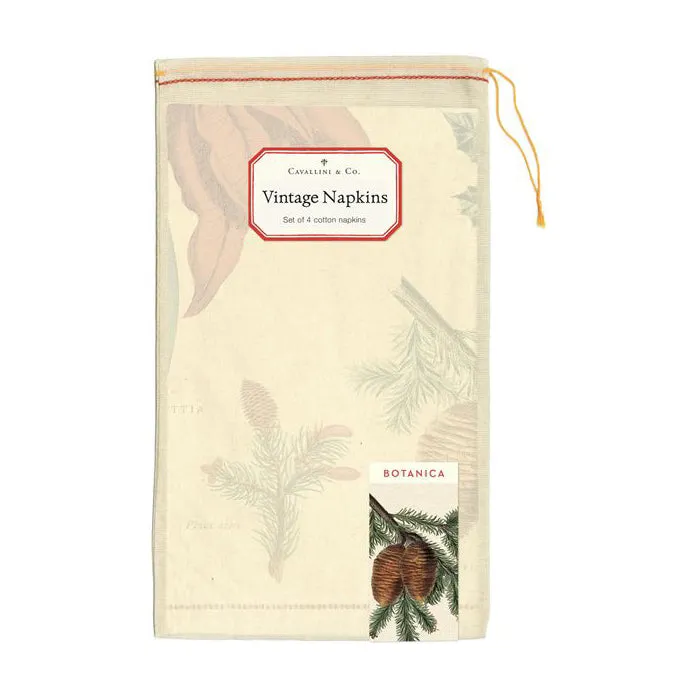 Christmas Botanica Cloth Napkin Set