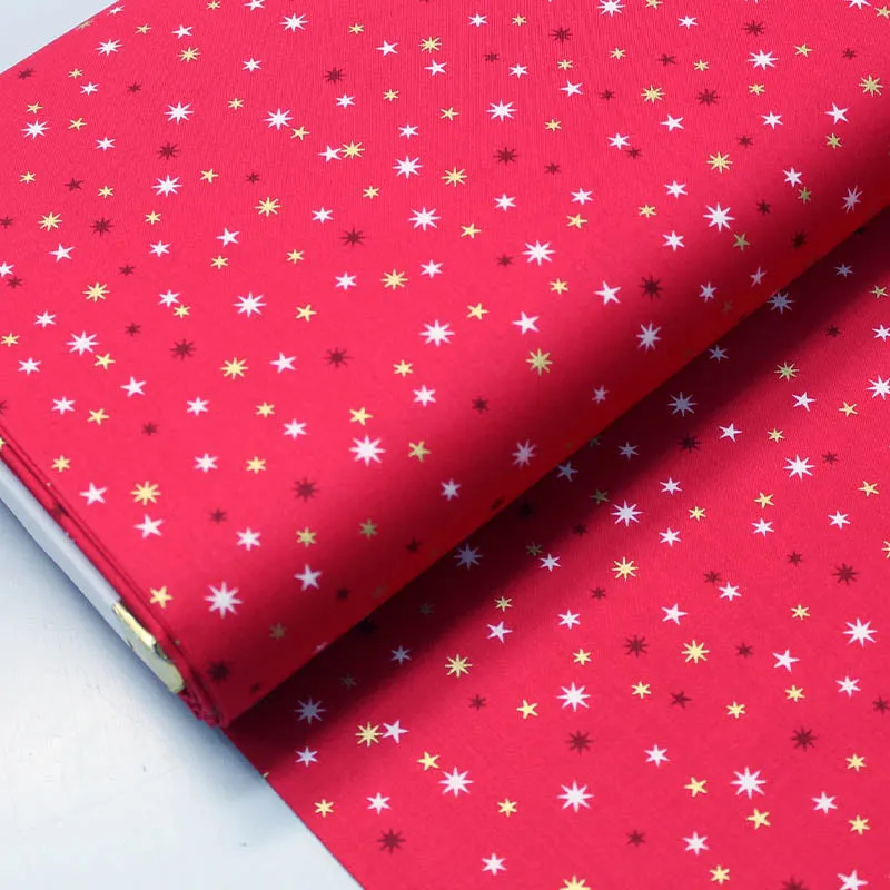 Christmas Cotton - Red - Twinkly