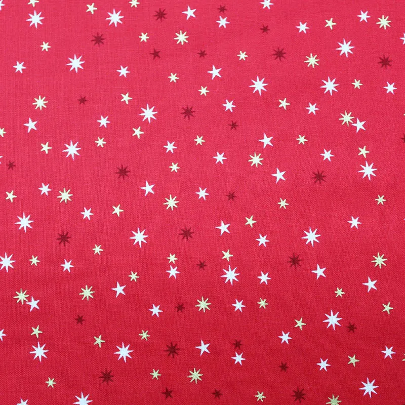 Christmas Cotton - Red - Twinkly