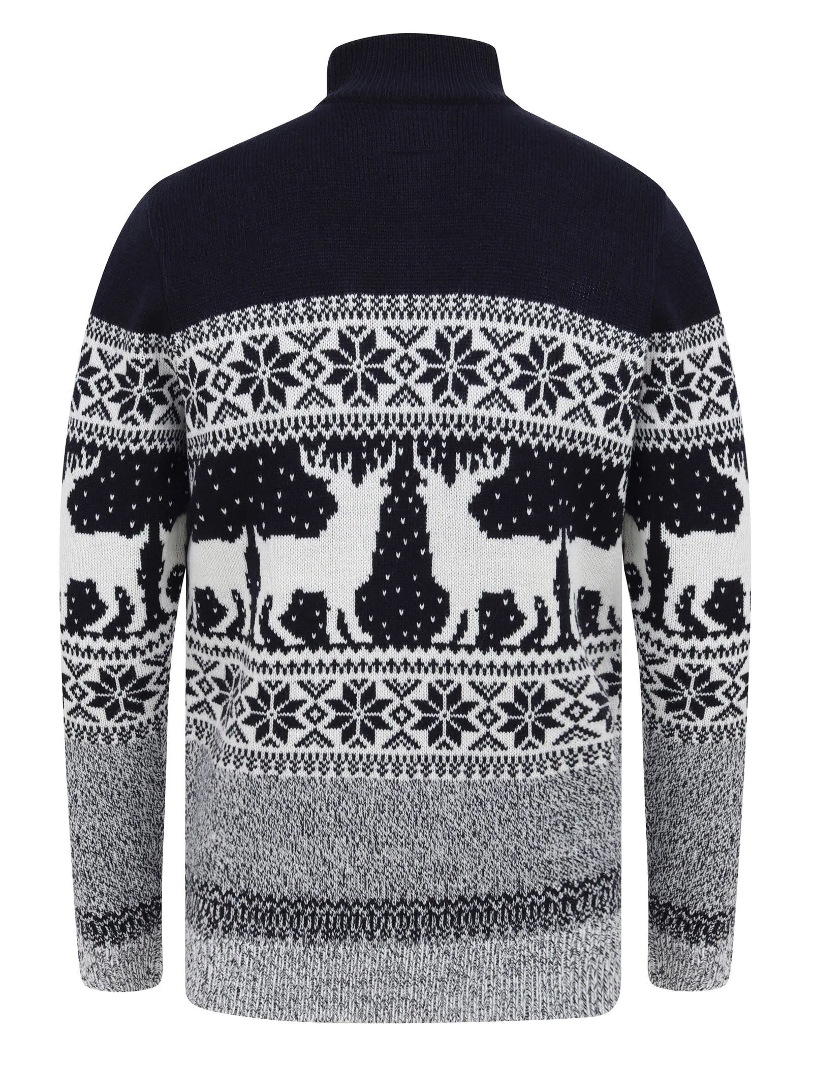 Christmas Jumper Gullfoss & Twist 1/4 Zip Ink