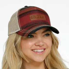 Cinch Women's Rust Multi Color Cap