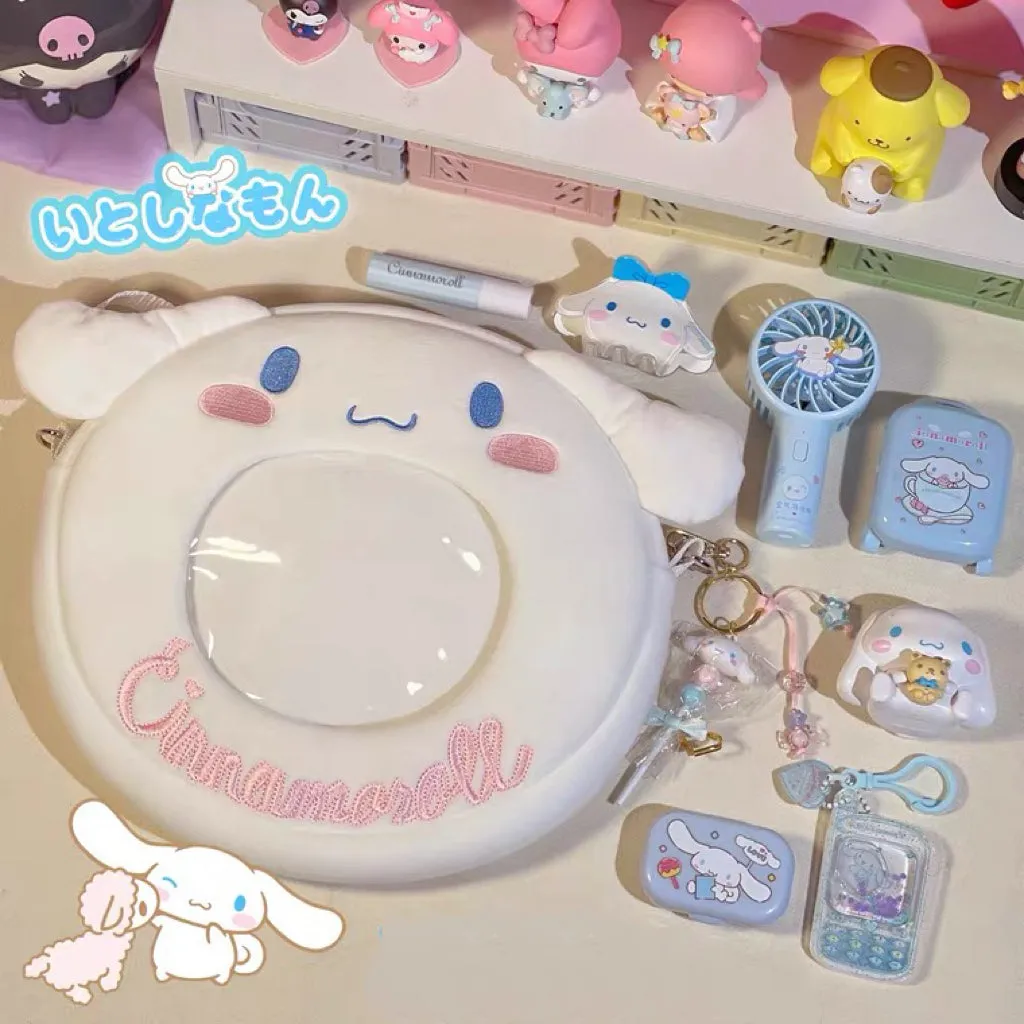 Cinnamoroll/kuromi/ my melody  round bag shoulder bag pin bag