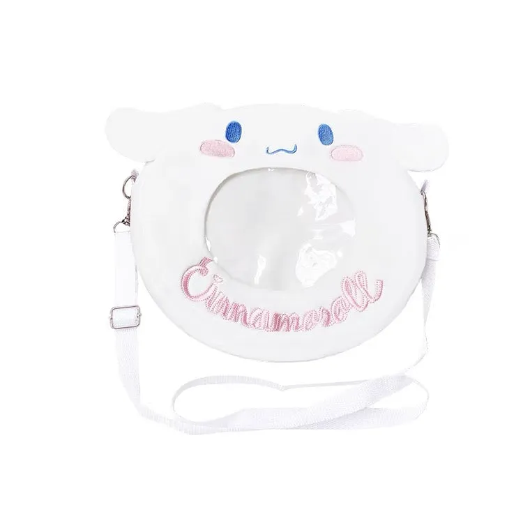 Cinnamoroll/kuromi/ my melody  round bag shoulder bag pin bag