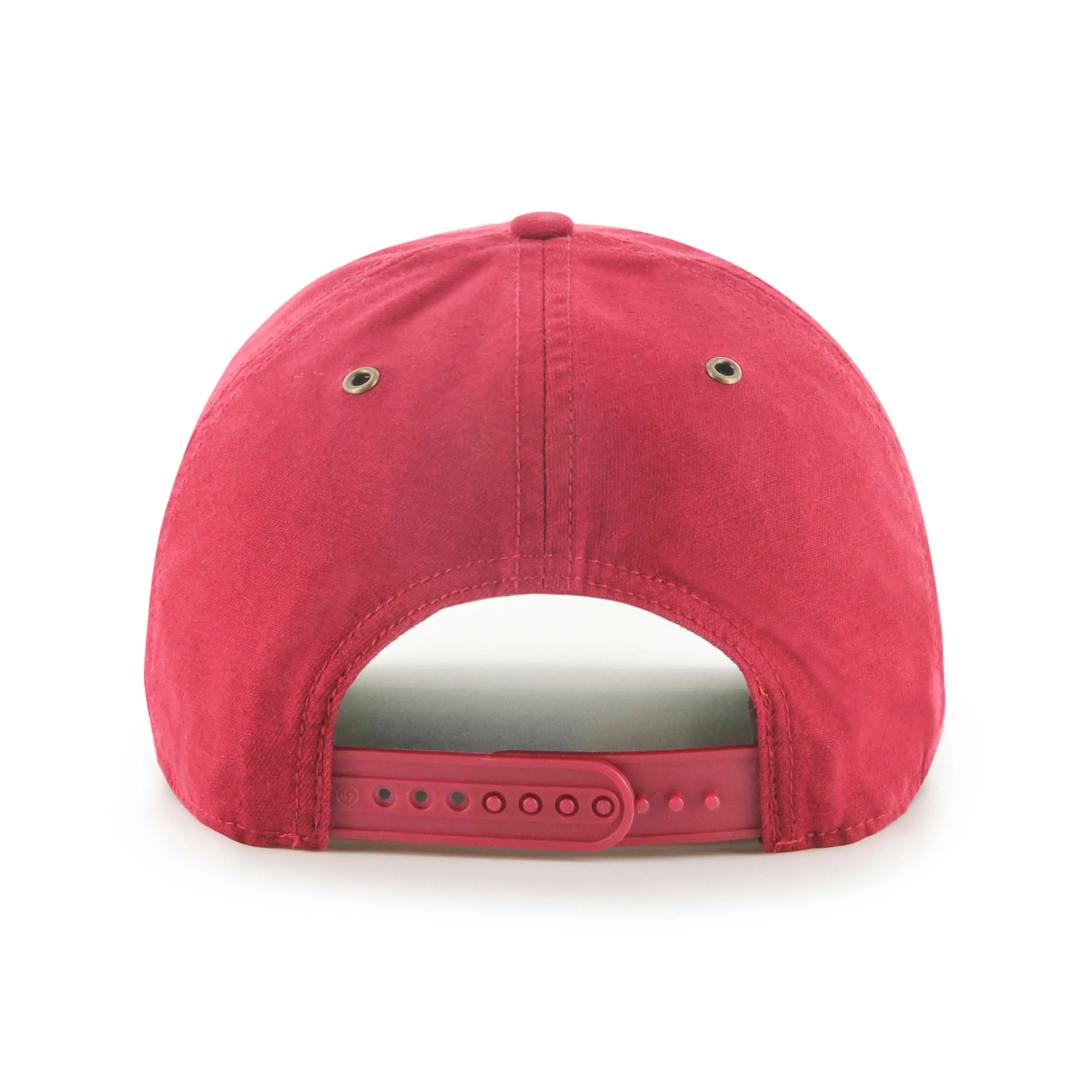 Cooperstown Cincinnati Reds Felt Reds Logo Snapback Hat | Maroon Snapback Cap