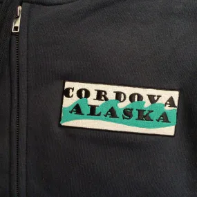 Cordova Water Wave Hooded Zip Sweatshirt