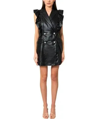 custommade Kobane Leather Dress