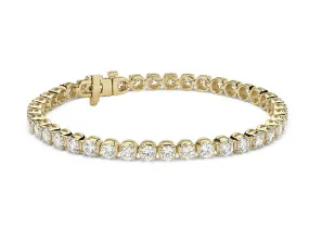 Diamond Tennis Bracelet in Solid 18K Gold