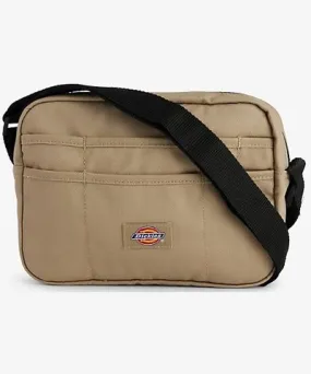 Dickies Mens Khaki Moreauville woven-blend cross-body bag