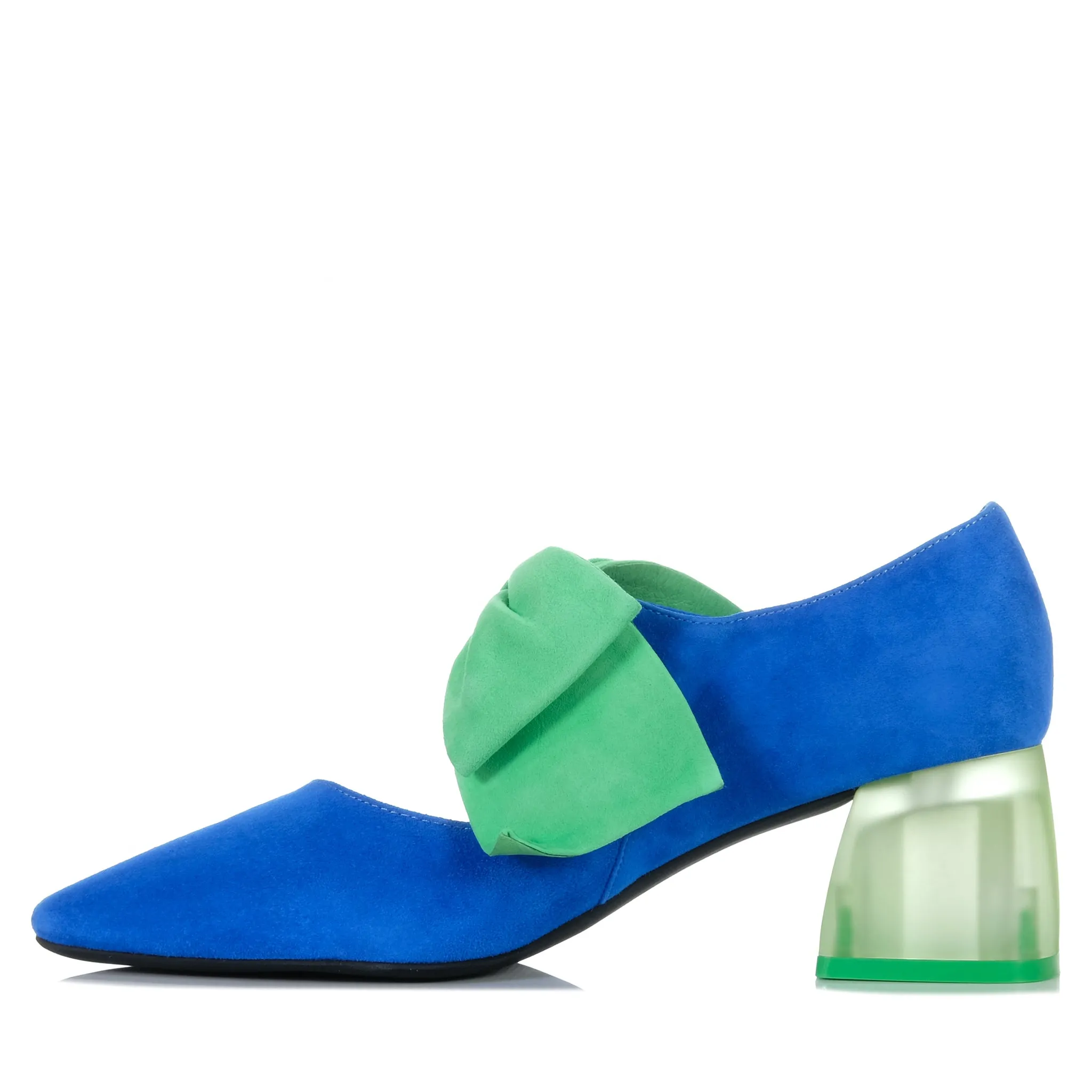 Django & Juliette Misha Cobalt Lime Suede