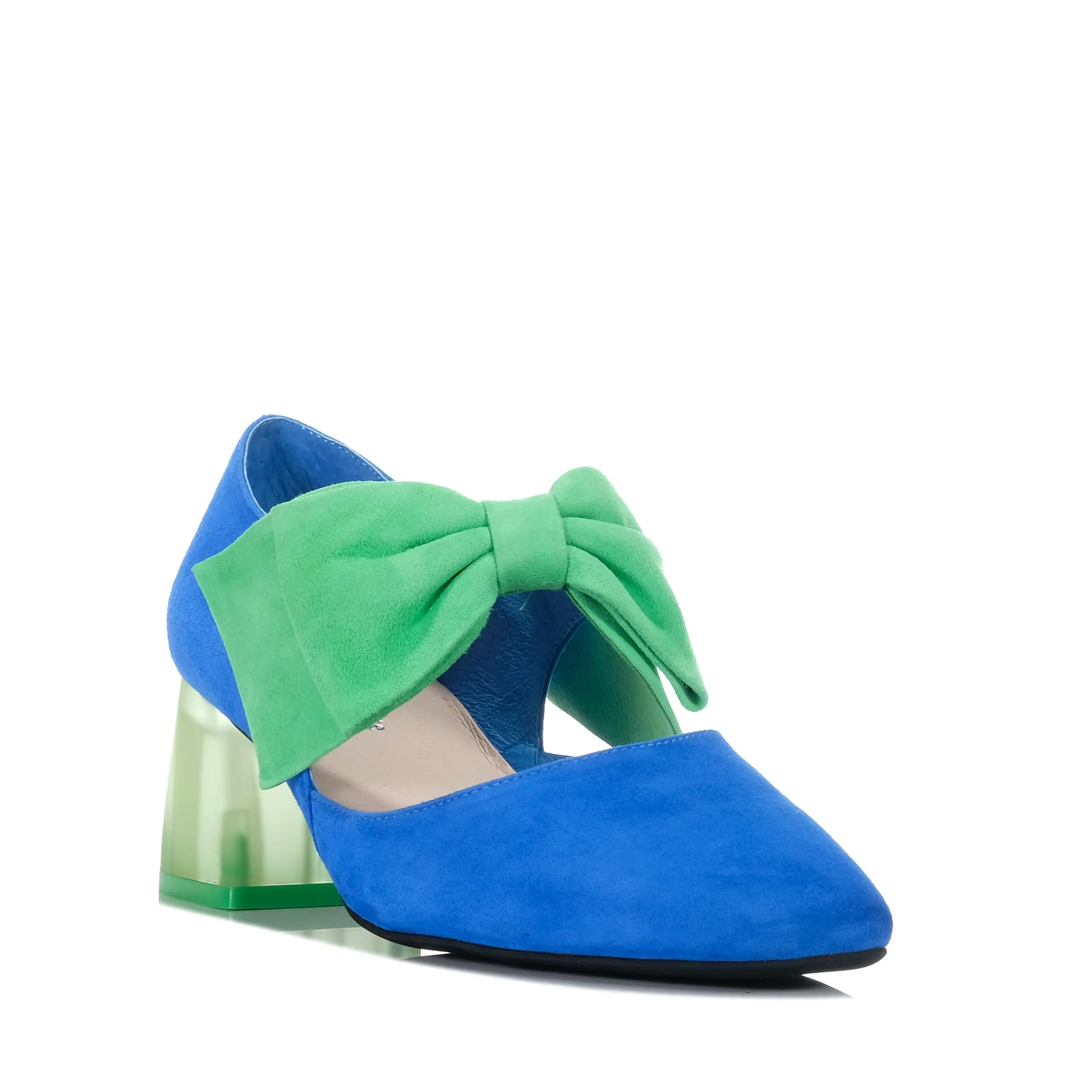 Django & Juliette Misha Cobalt Lime Suede