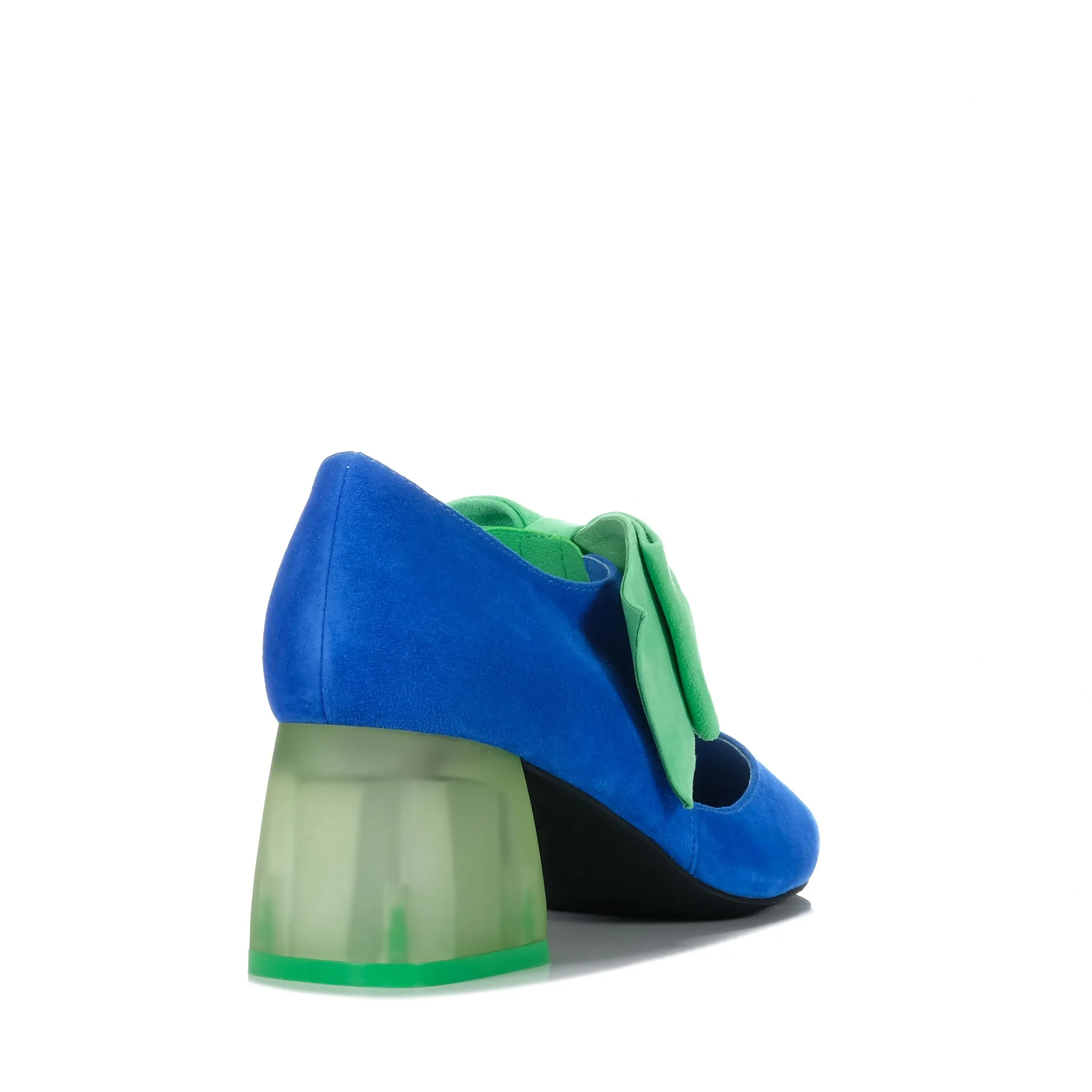 Django & Juliette Misha Cobalt Lime Suede