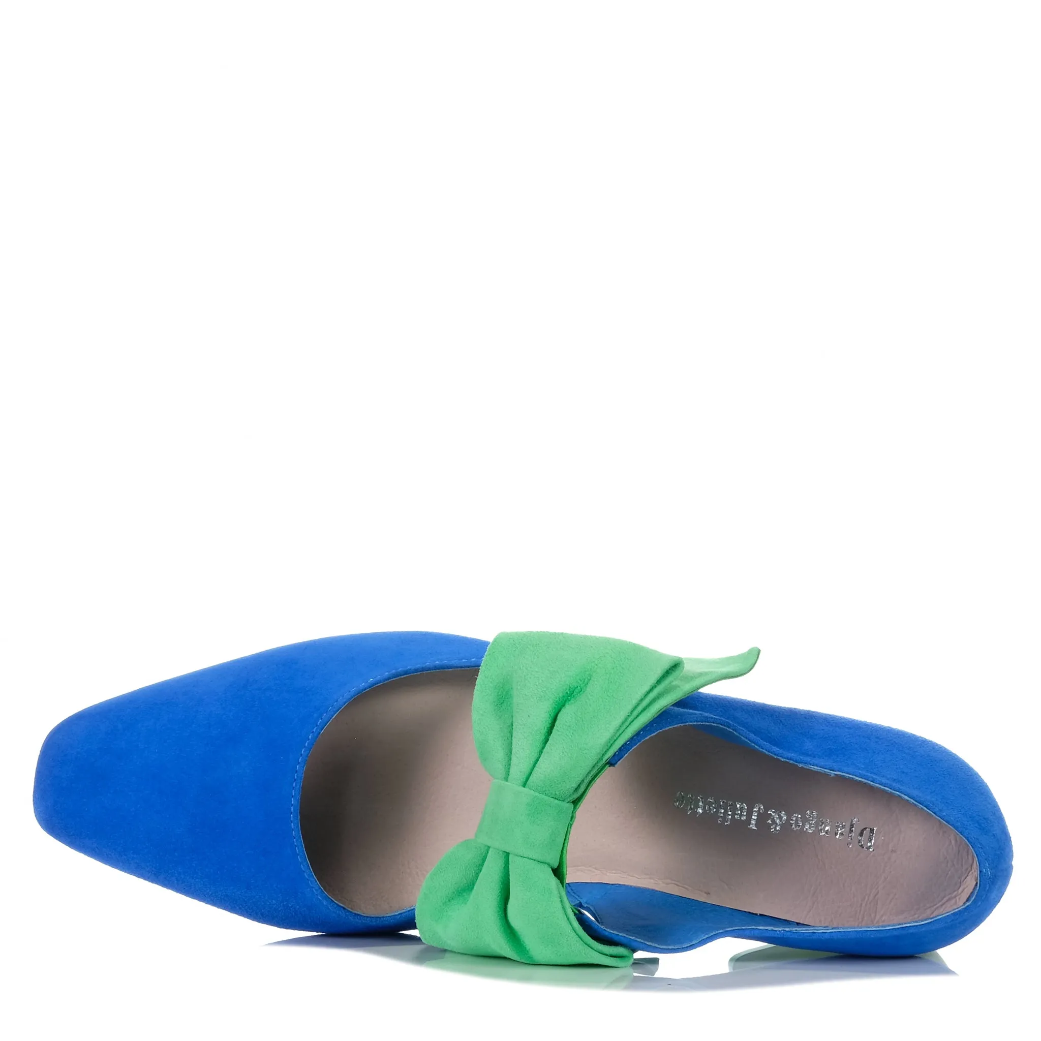 Django & Juliette Misha Cobalt Lime Suede