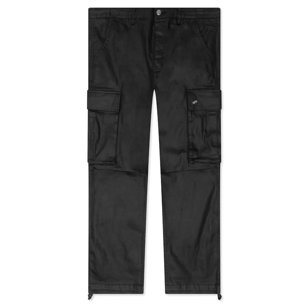 Fugitive Cargo Waxed Pants - Black