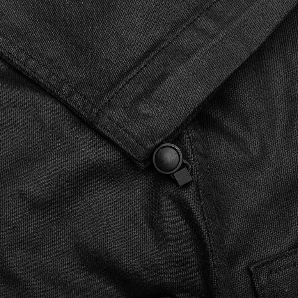 Fugitive Cargo Waxed Pants - Black