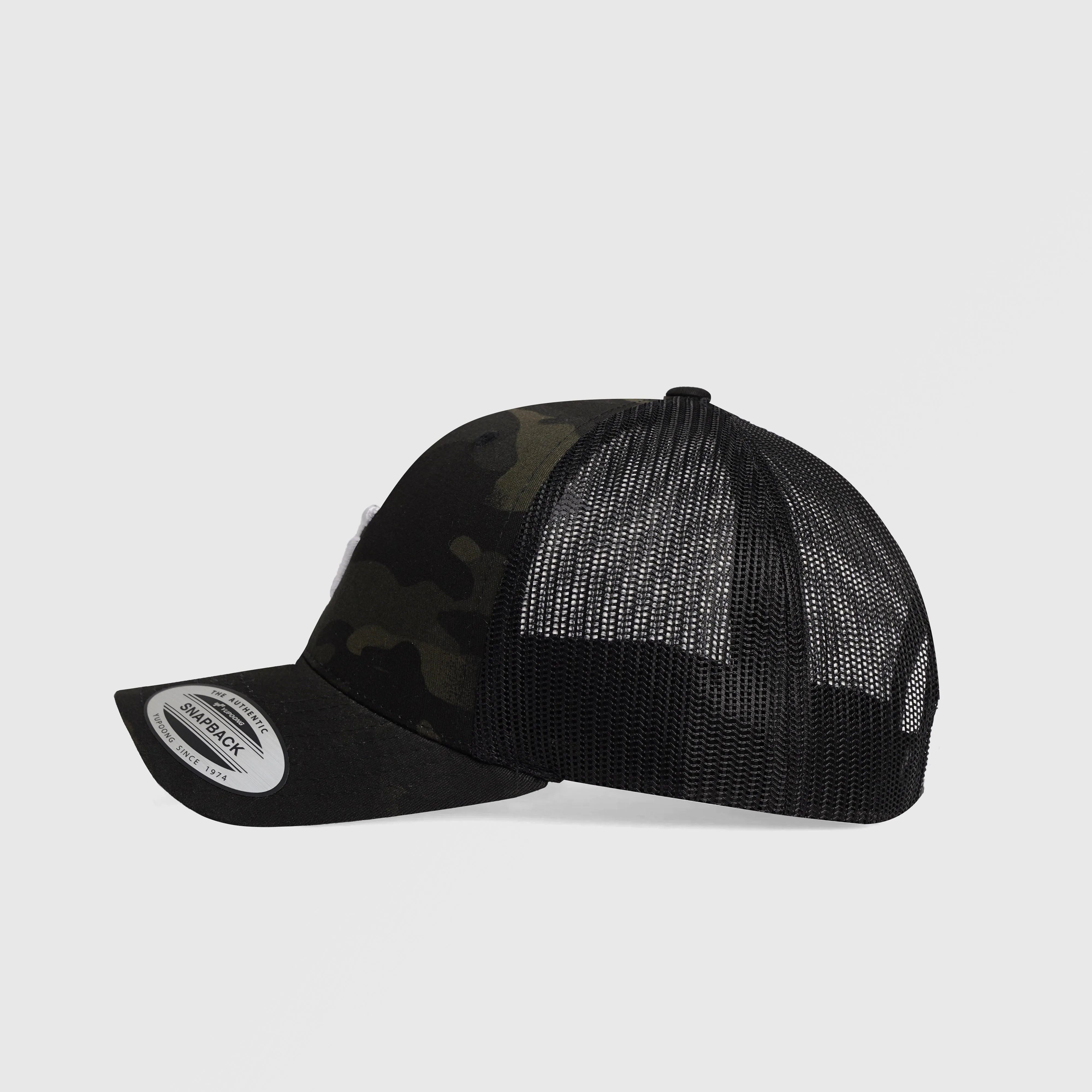 GA Camouflage Trucker Cap (Black)