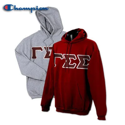 Gamma Sigma Sigma Champion Powerblend Hoodie, 2-Pack Bundle Deal - Champion S700 - TWILL