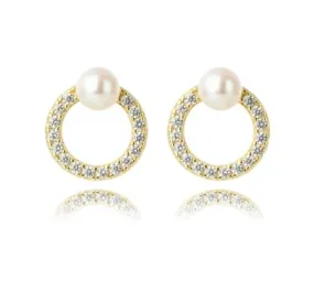 Georgini - Oceans Byron Fresh Water Pearl Earrings Gold