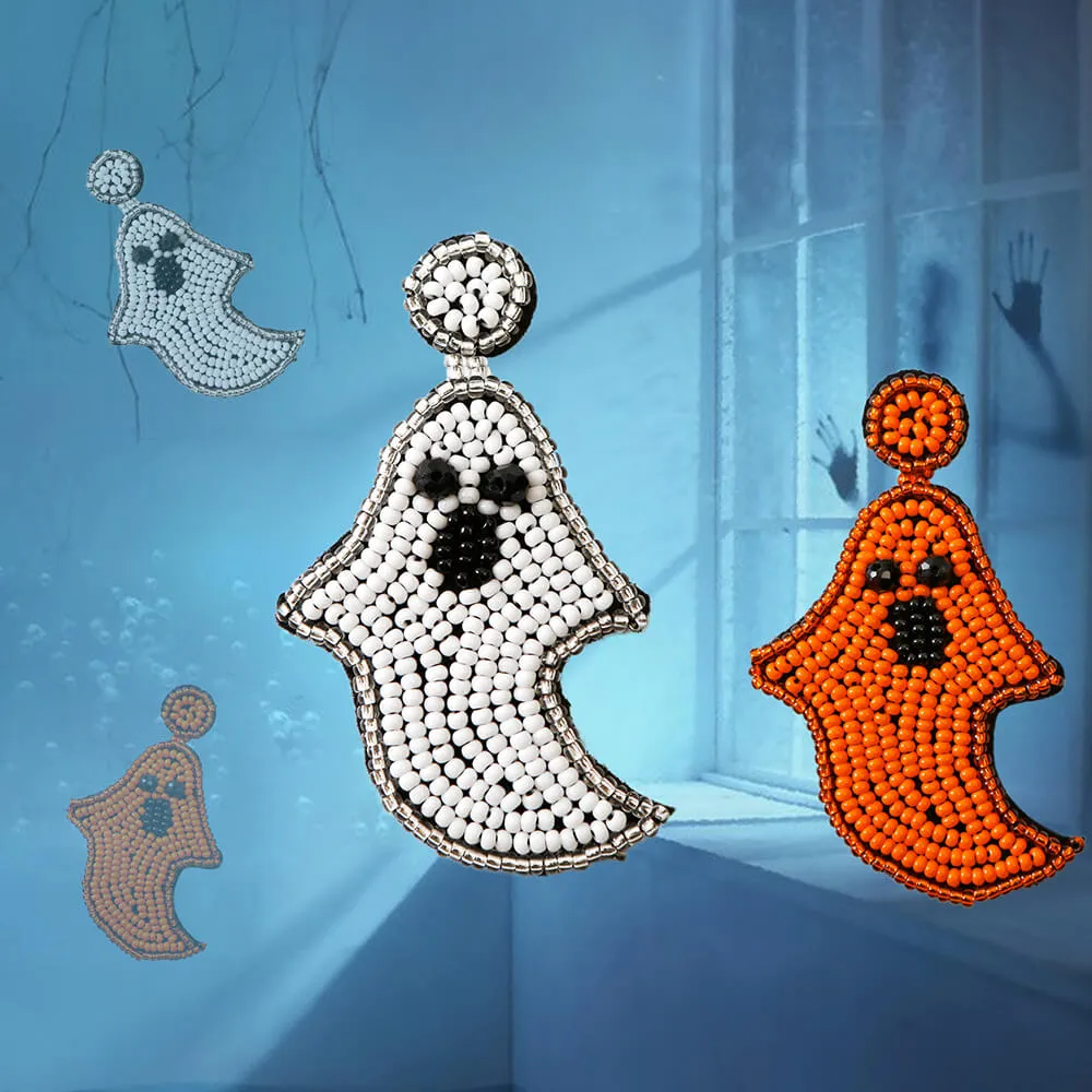 Halloween Party Ghost Decor Earrings