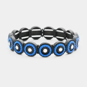 iLLASPARKZ Round Boho Beaded Stretch Bracelet