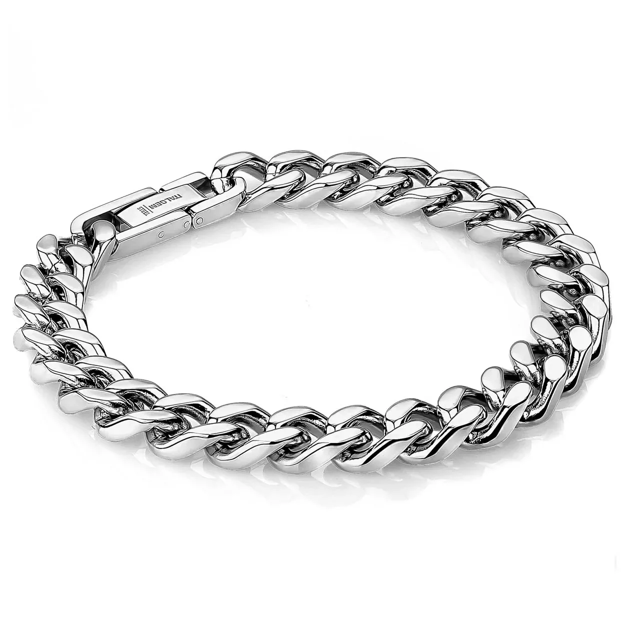 Italgem Steel 9.4MM Curb Bracelet