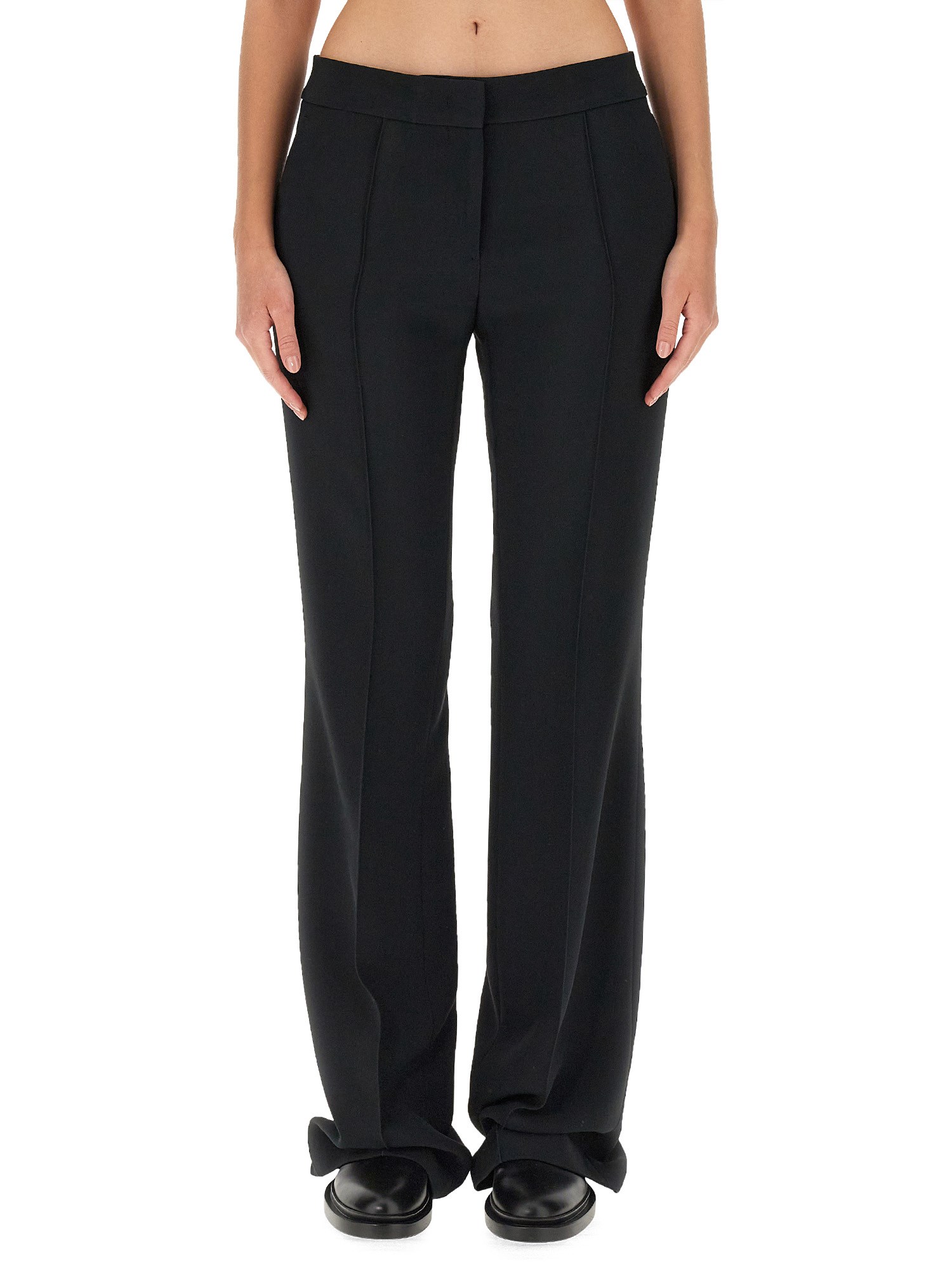 JIL SANDER    VISCOSE BLEND PANTS