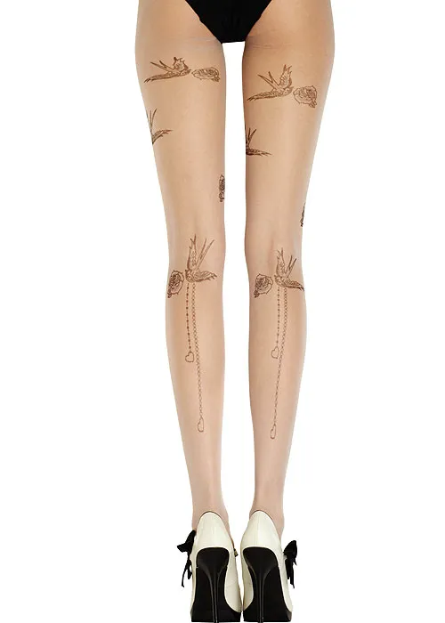 Jonathan Aston Tattoo Print Tights ()