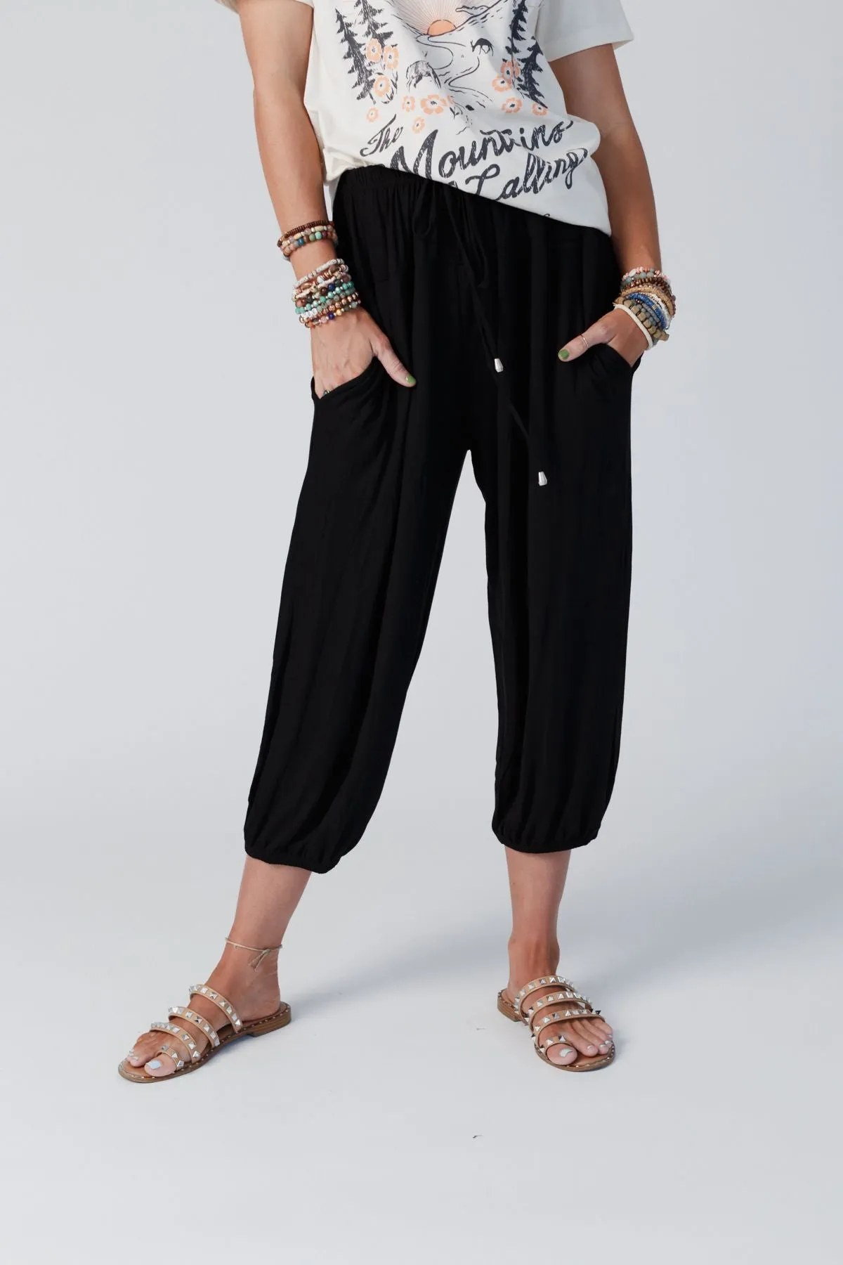 June Bug Jogger Pants - Black